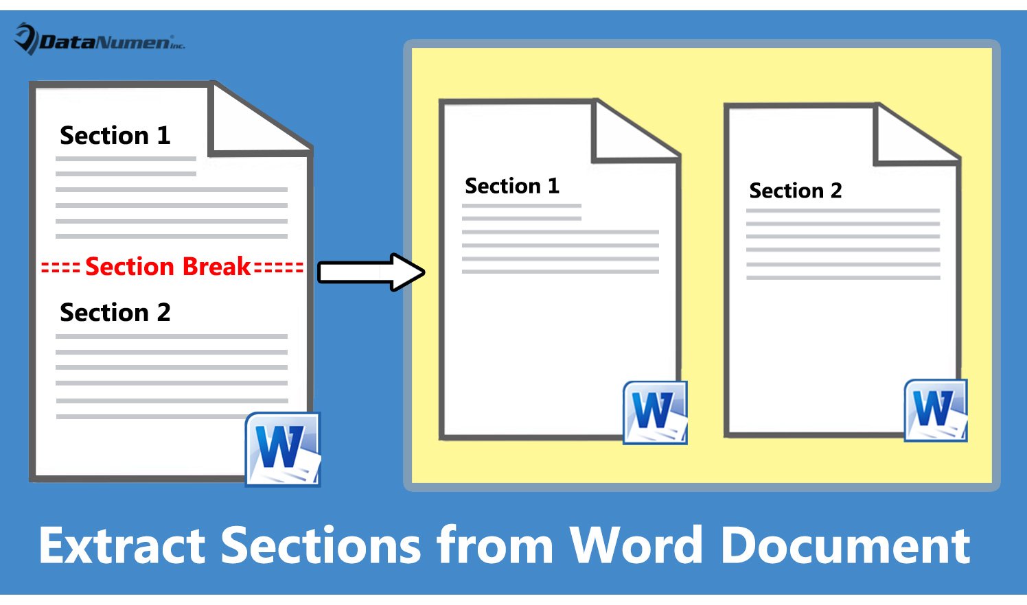 Extract Sections from Your Word Document