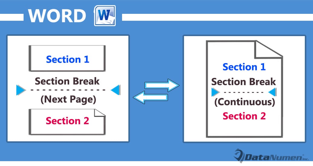 Change the Type of Section Breaks in Your Word Document