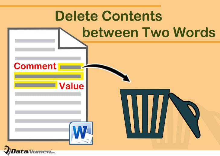 Delete Contents between Two Specific Words in Your Word Document