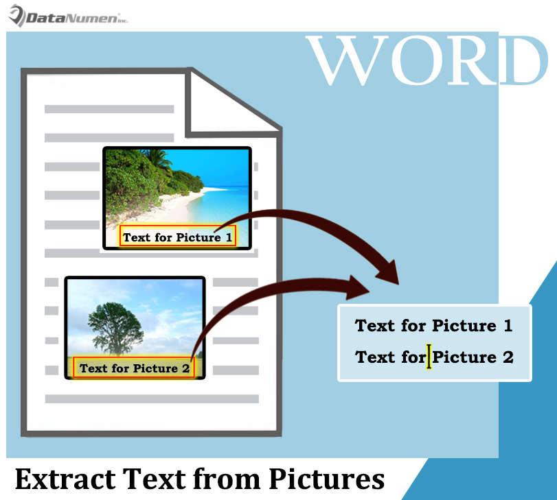 Extract Text from Pictures and File Printouts to Word Document via OCR