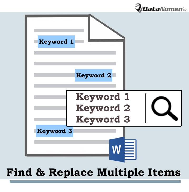 Find and Replace Multiple Items in Your Word Document