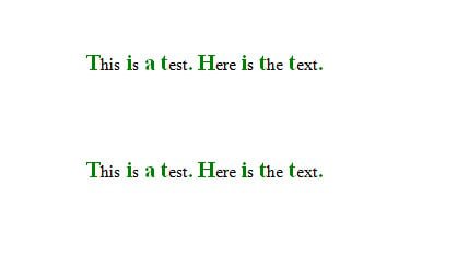 Style the First Letter of Each Word in Document