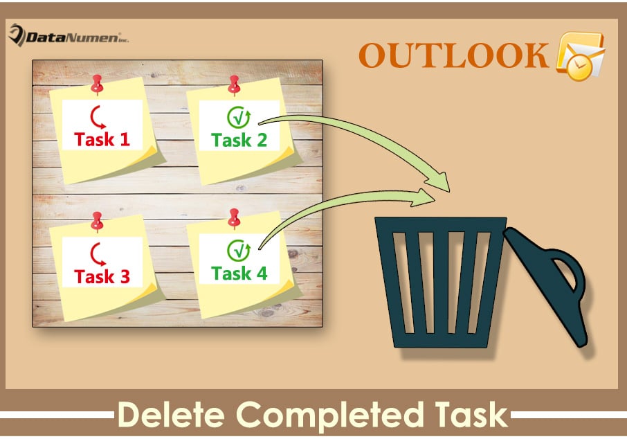 Auto Delete an Outlook Task after Marking It Complete