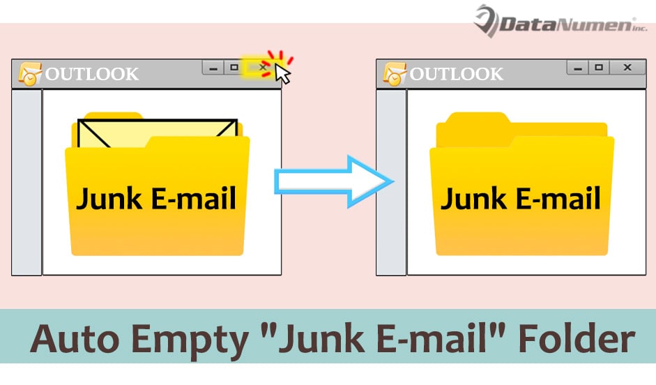 how to auto dump my junk folder in outlook 2016