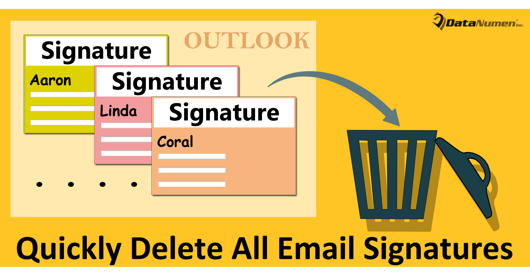Quickly Delete All Email Signatures in Your Outlook
