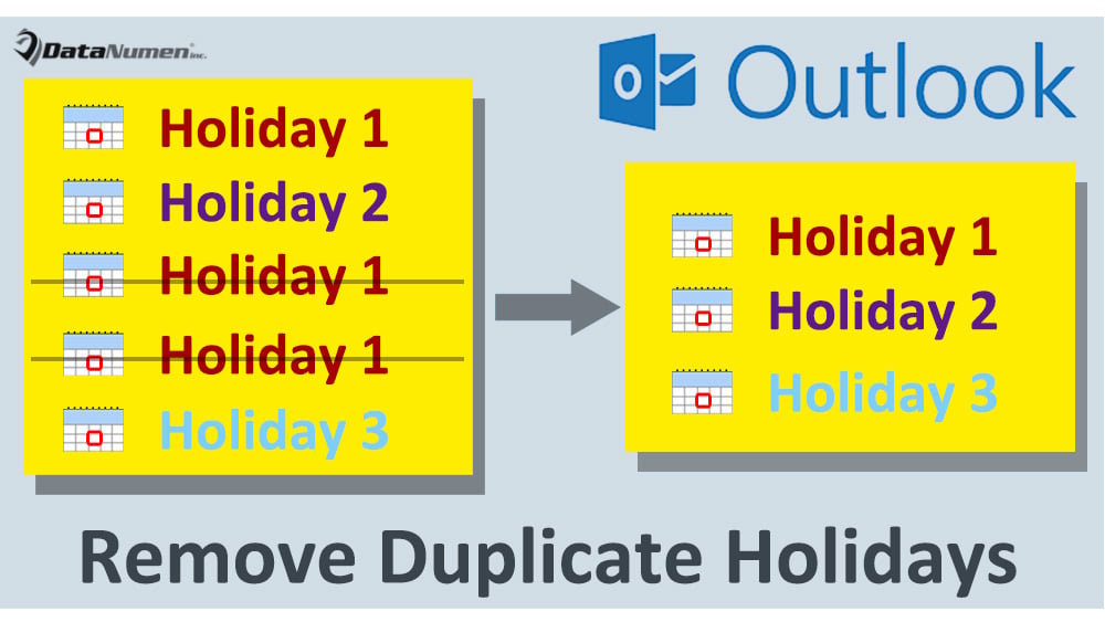 Quickly Remove Duplicate Holidays in Your Outlook Calendar