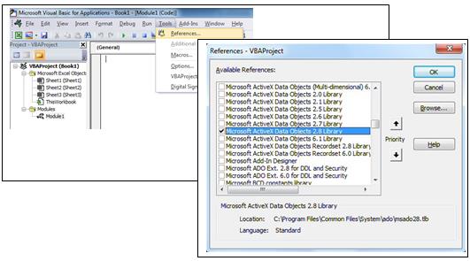 Reference The Appropriate Active X 2.nn Library To Facilitate Use Of Data Objects