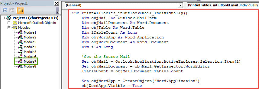 VBA Code - Print All Tables in Separate Pages