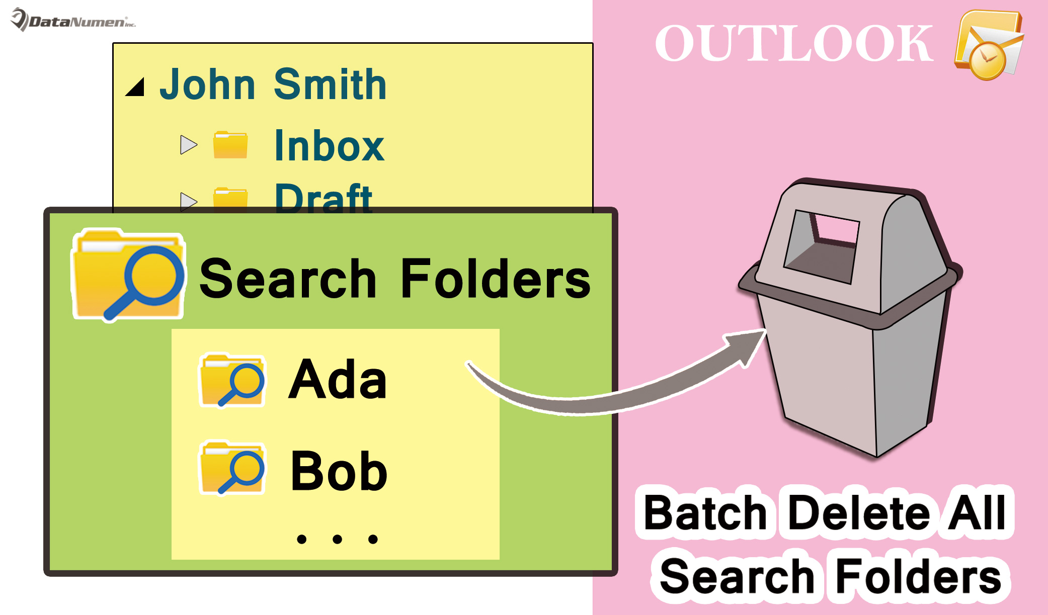 Batch Delete All Search Folders in Your Outlook