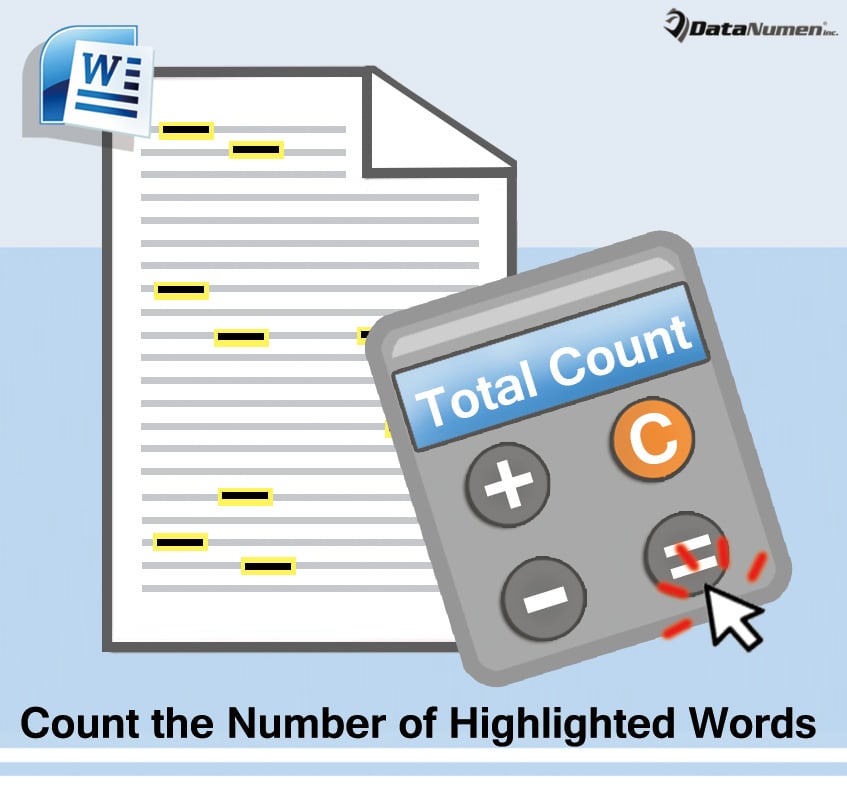 Count the Number of Highlighted Words in Your Word Document