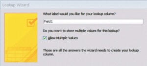 Lookup Wizard