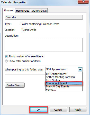 Apply Custom Form to Folder