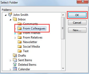 Select Source Folder