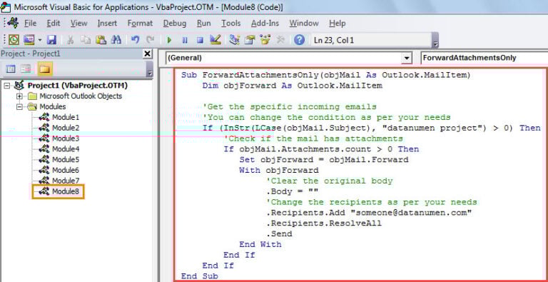 How to Auto Forward the Attachments Only for Specific Incoming Emails ...