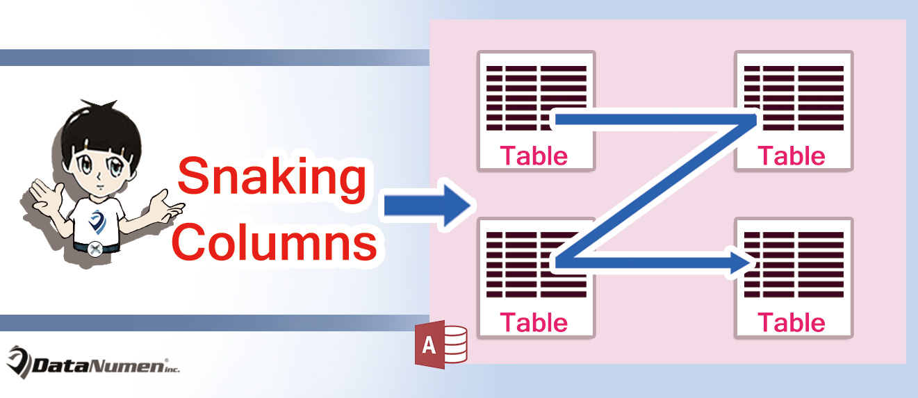 Work With Snaking Columns In Ms Access