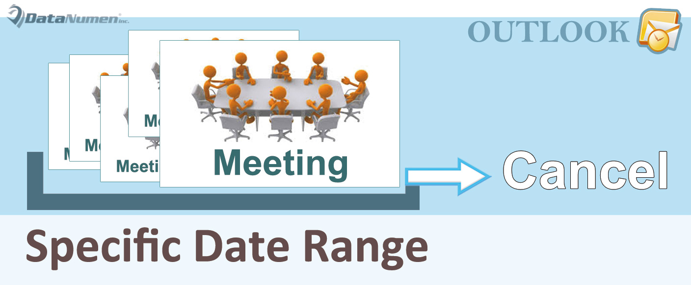 Batch Cancel All Outlook Meetings Scheduled in a Specific Date Range
