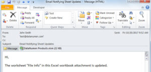 Excel Email Notifications Example How to Auto Send an Outlook Email Notification when a Specific Excel ...