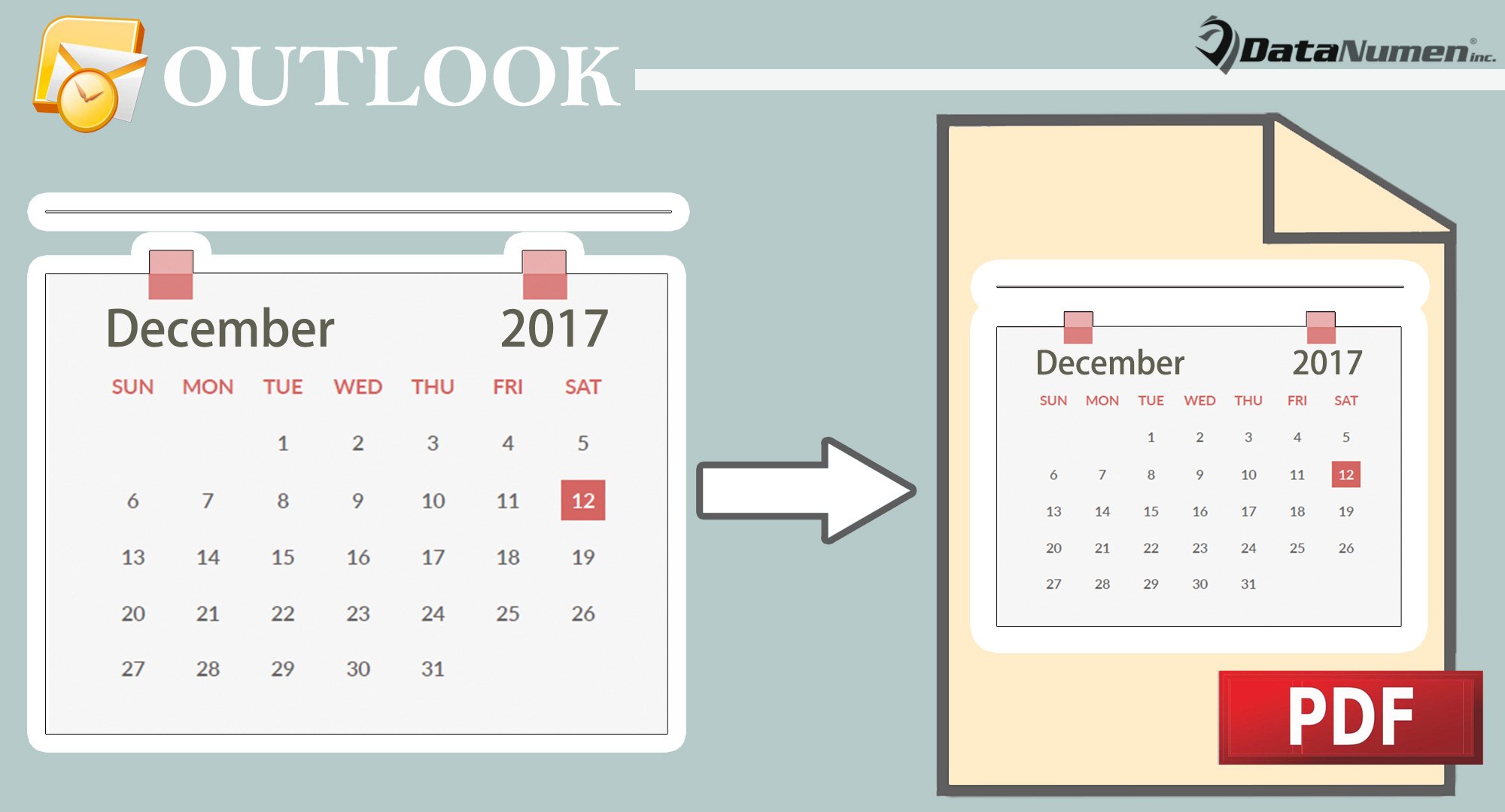 Export Outlook Calendar to a PDF File