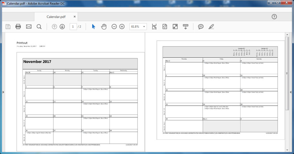 2 Quick Methods to Export Outlook Calendar to a PDF File 2 Quick Methods to Export Outlook Calendar to a PDF File