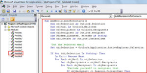 How to Batch Add All Recipients of Multiple Emails to Outlook Contacts
