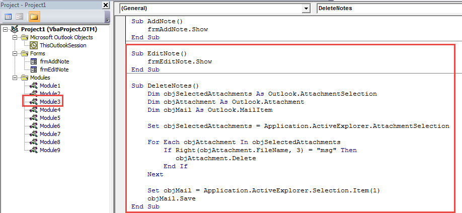 Add "Edit Note" Code & "Delete Notes" Code