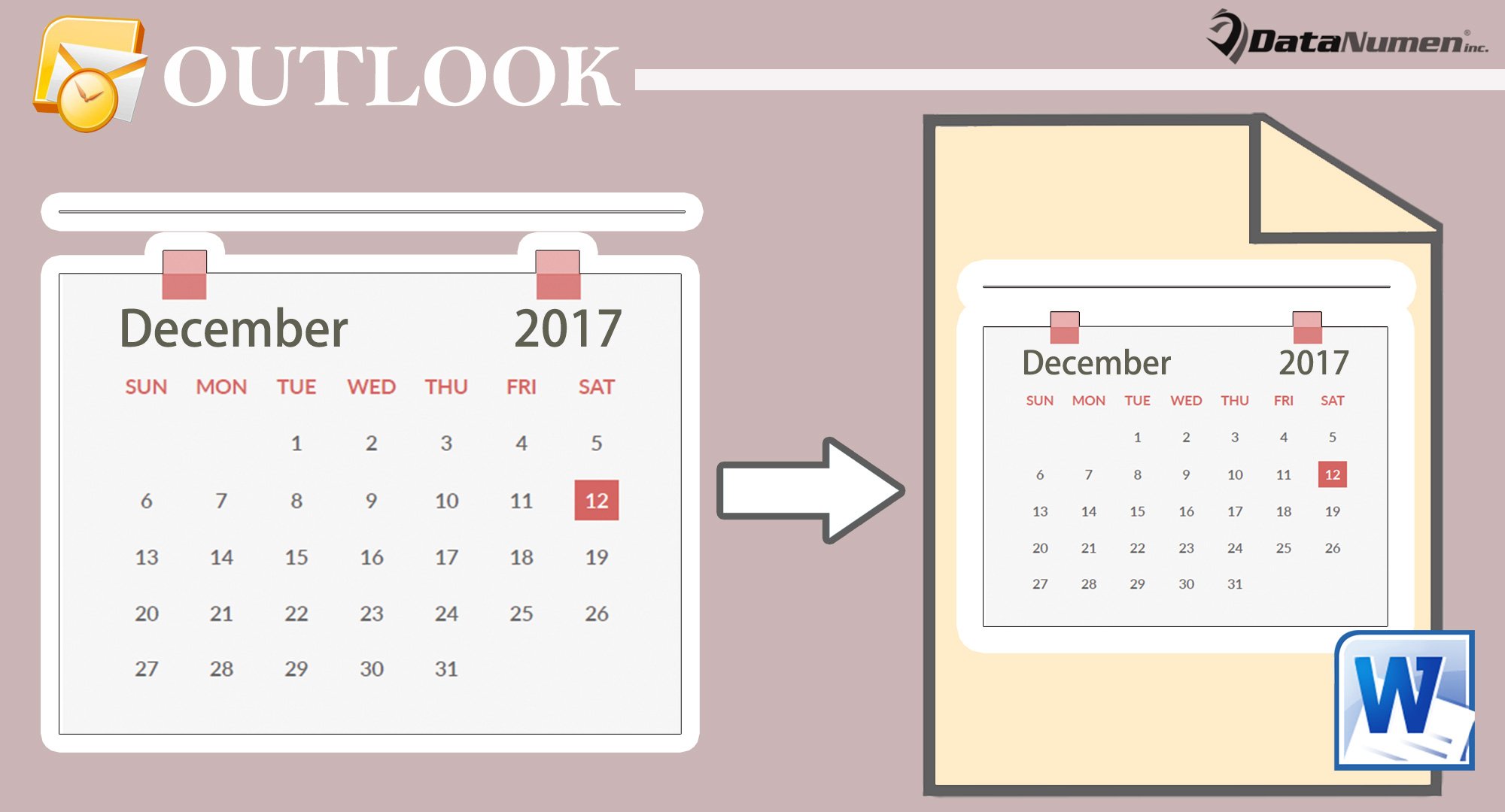 Export Your Outlook Calendar to a Word Document