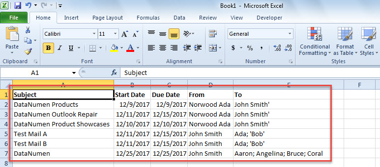 Exported Excel File via VBA