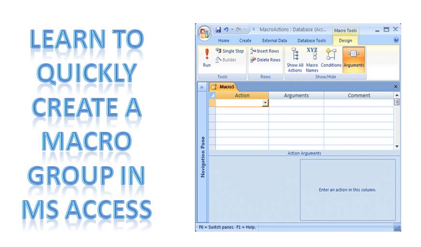 Learn To Quickly Create A Macro Group In MS Access