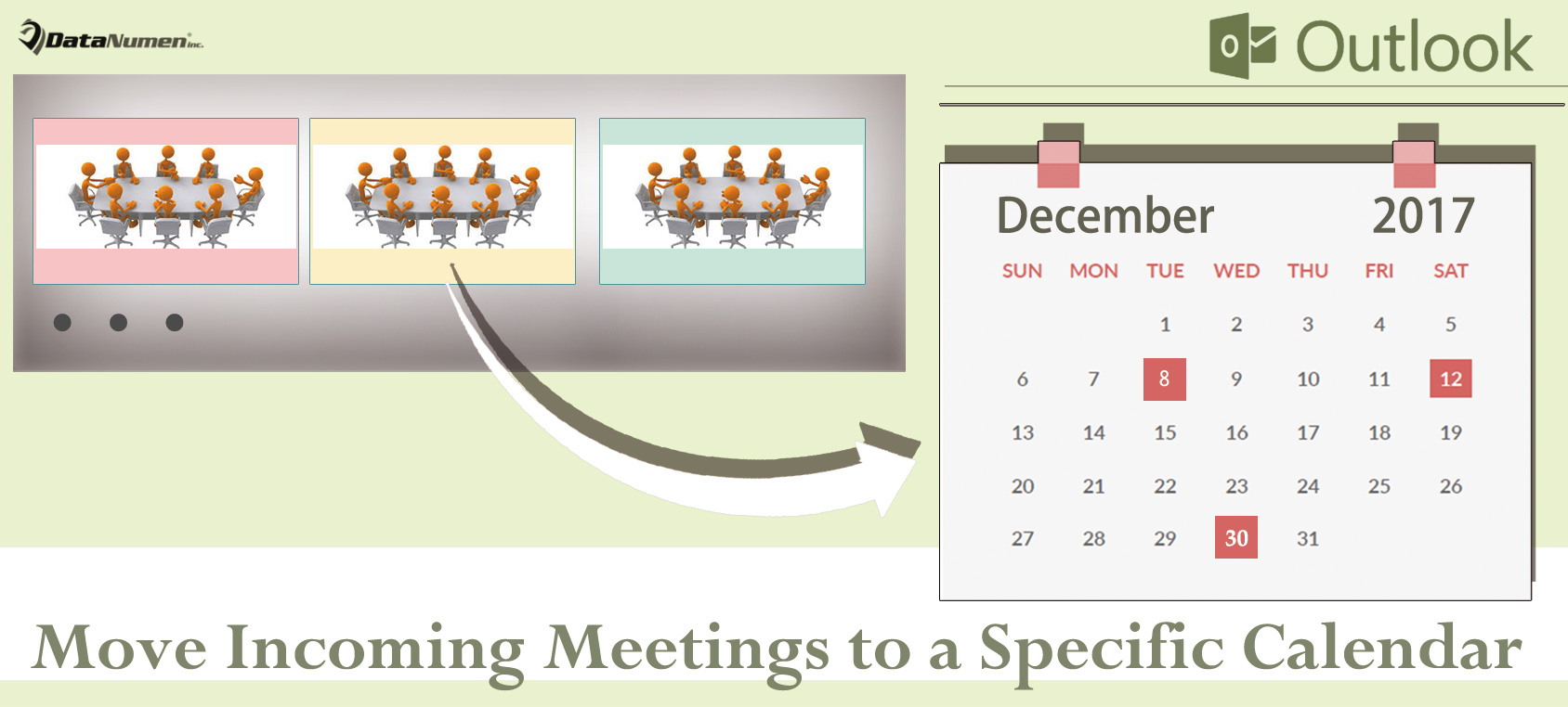 Auto Move Incoming Meetings to a Specific Outlook Calendar