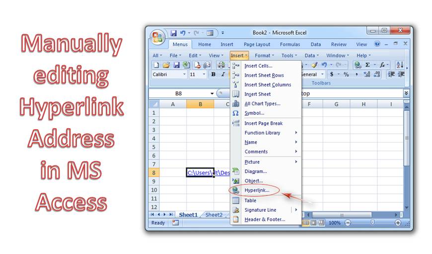 Manually Editing Hyperlink Address In MS Access