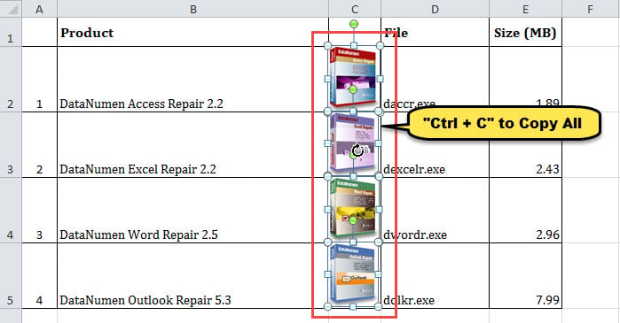 Copy All Selected Objects