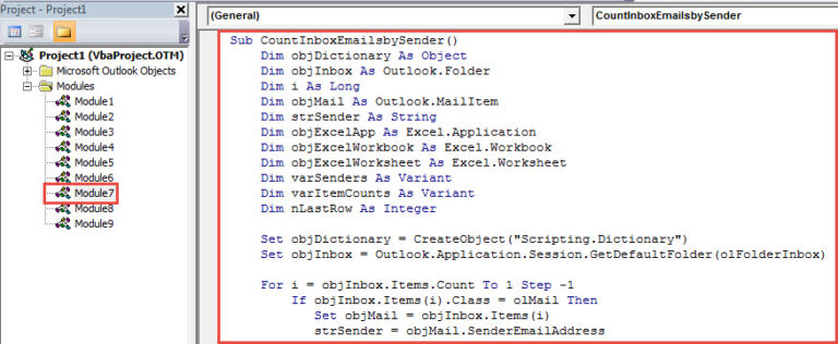 2 Methods to Quickly Count Emails by Sender in Your Outlook
