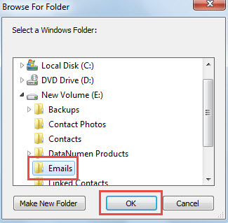 Select Windows Folder