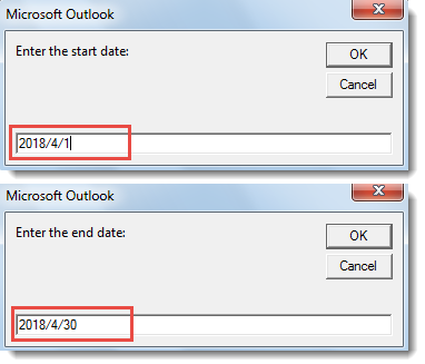 Specify Date Range