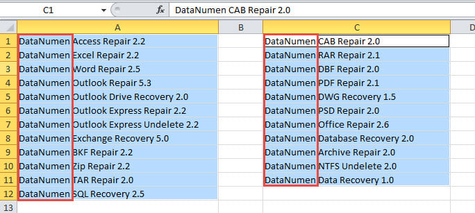 Batch Added Prefix