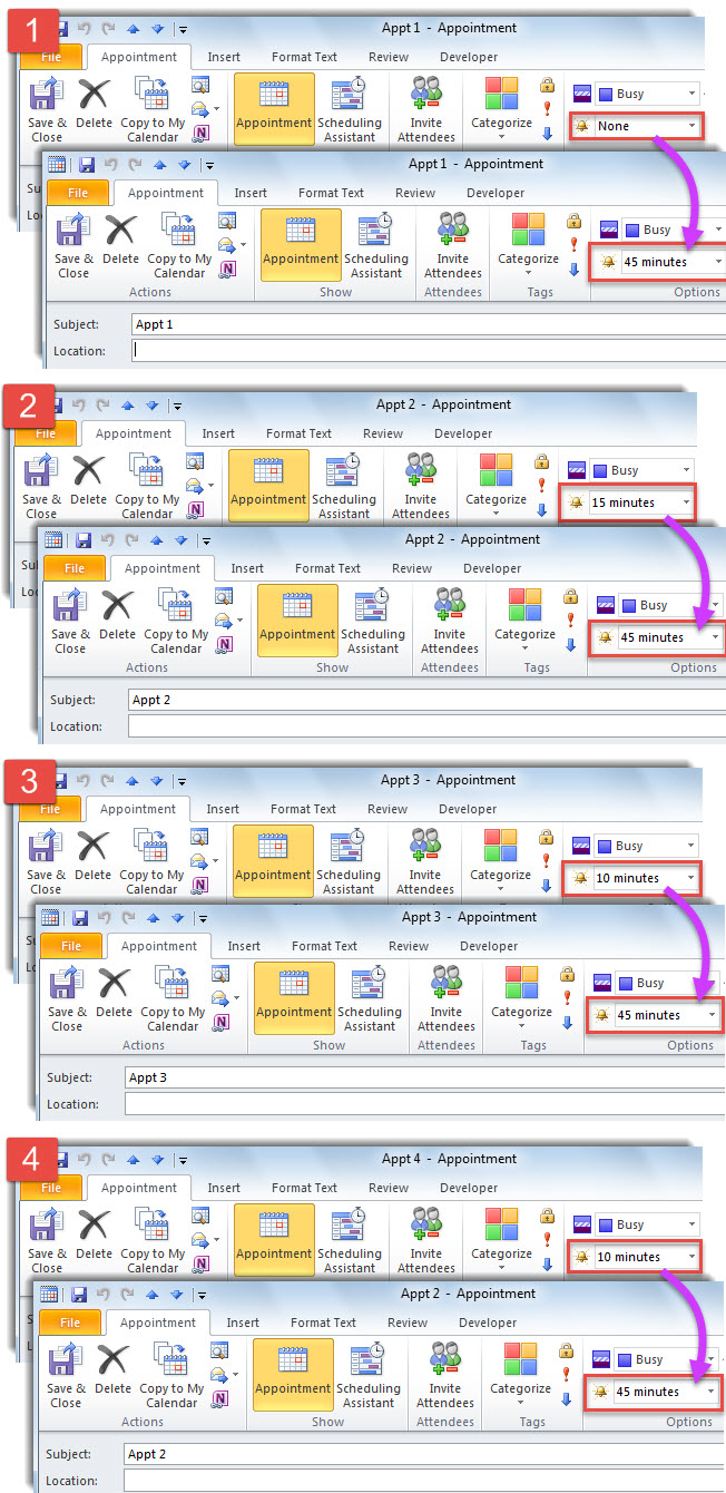 bulk turn off reminders in outlook for existing appointments mac bulk turn off reminders in outlook for existing appointments mac