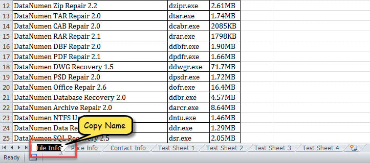 3 Quick Ways To Get A List Of All Worksheet Names In An Excel Workbook Data Recovery Blog