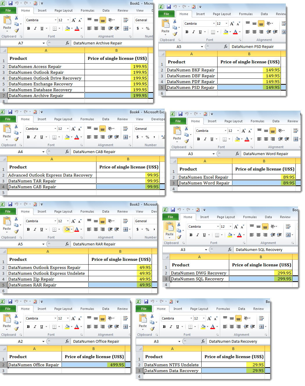 Separate New Excel Workbooks