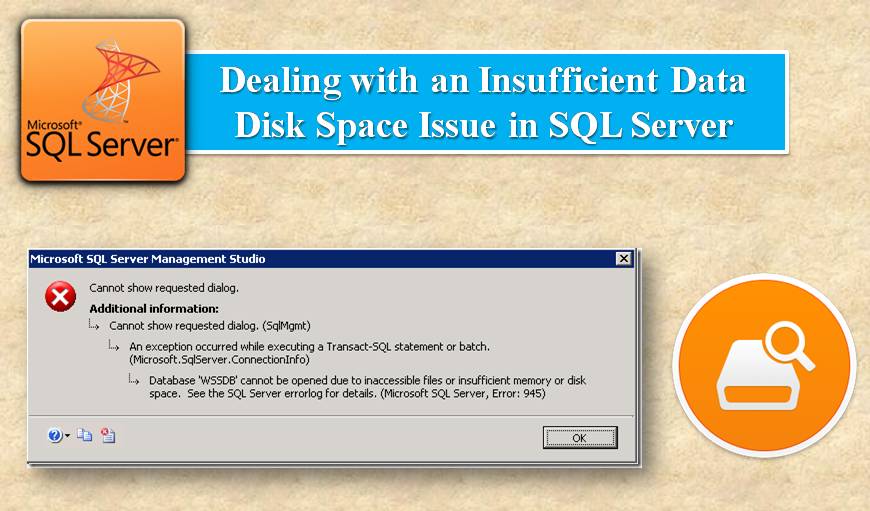 Insufficient Disk Space Issue in SQL Server