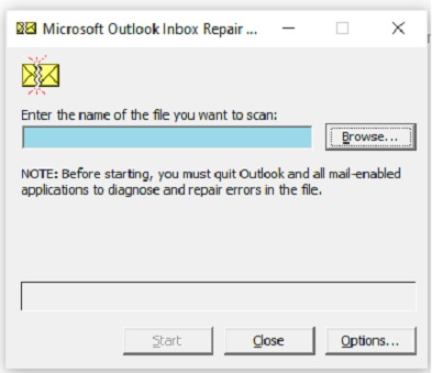 Inbox Repair Tool(scanpst)
