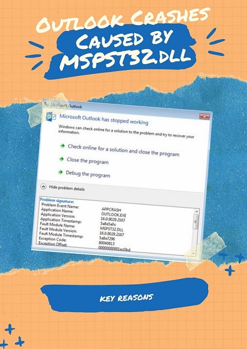 Outlook Crashes Caused by MSPST32.dll