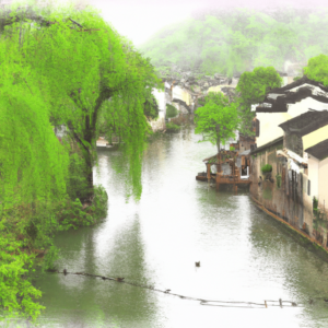 Καπνιστή βροχή στο Jiangnan