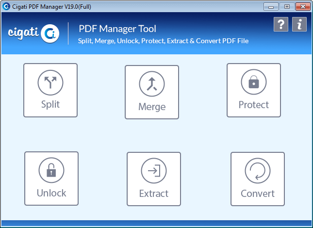 Cigati PDF Manager Tool