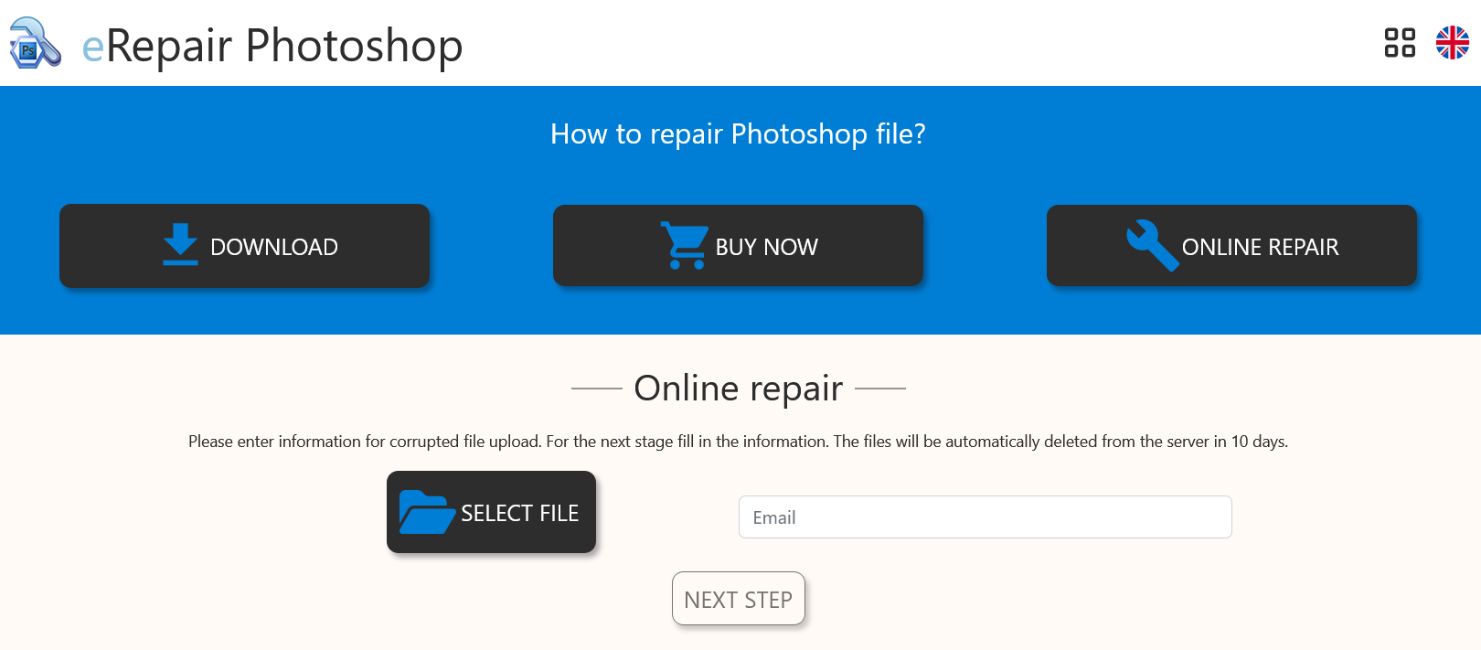 eRepair Photoshop - Online