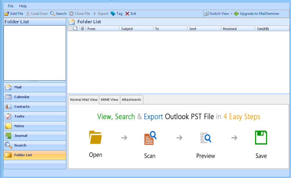 Free PST Viewer from Acquire Forensics