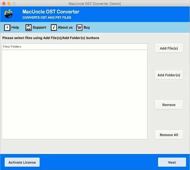 MacUnlce OST to PST Converter Software