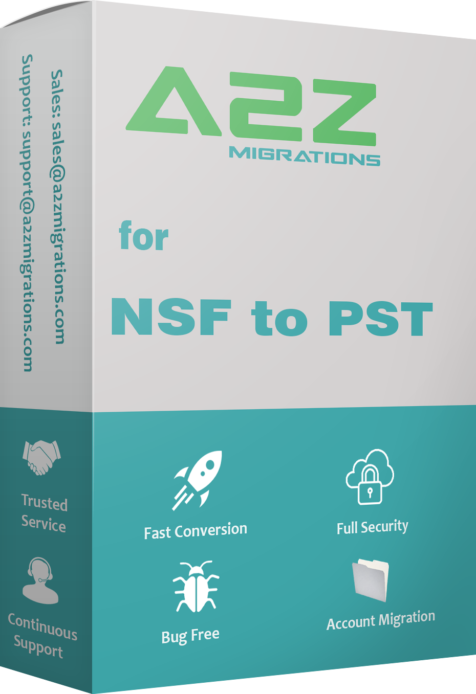 A2Z Migrations for NSF to PST
