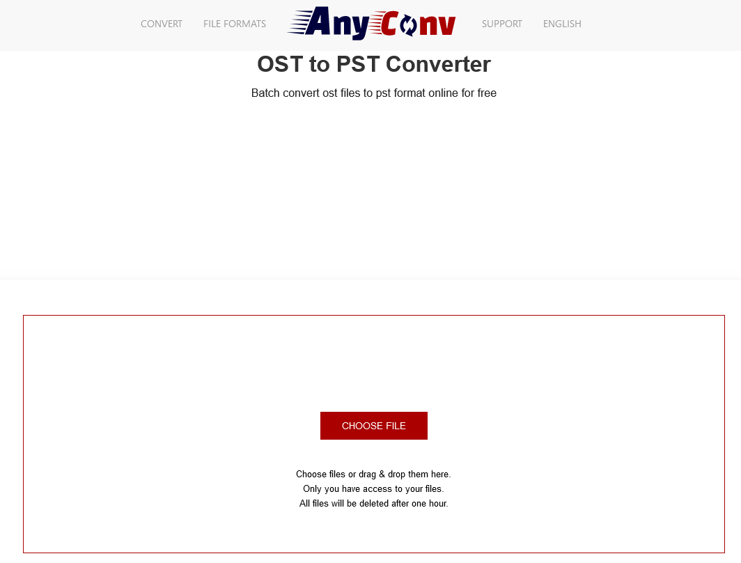 AnyCov OST to PST Converter