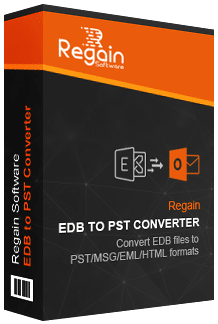 Regain EDB to PST Converter