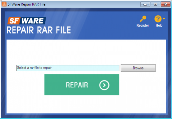 SFWare RAR File Repair